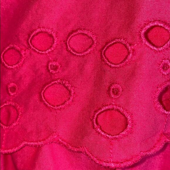 Elle Twee Cotton Eyelet Layered Tank Top Size Large - Picture 5 of 9